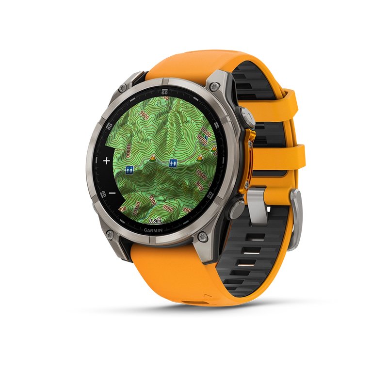 Garmin Fenix 8 AMOLED Sapphire 47mm; Tytanium; Spark Orange