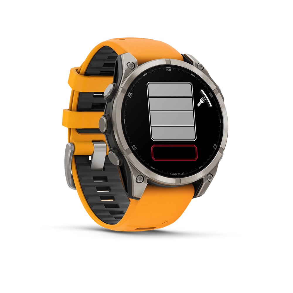 Garmin Fenix 8 AMOLED Sapphire 47mm; Tytanium; Spark Orange