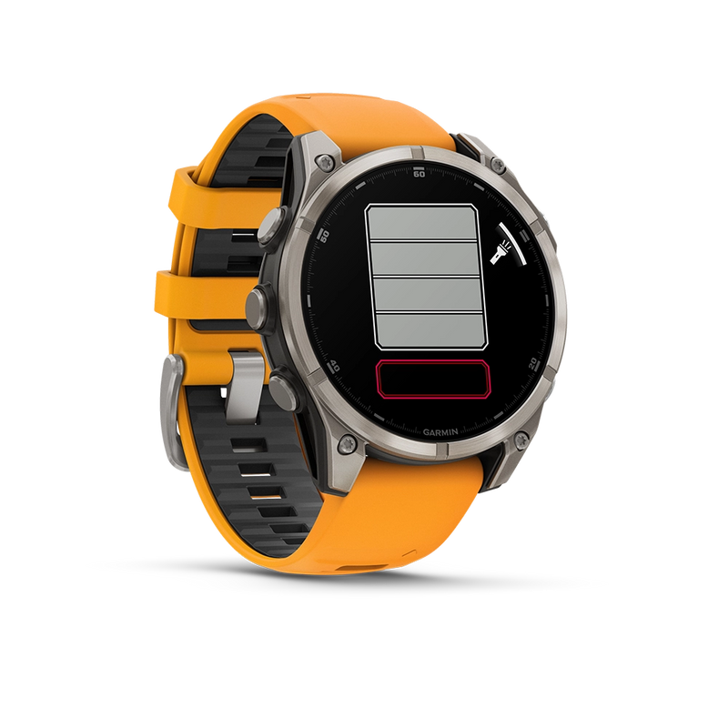 Garmin Fenix 8 AMOLED Sapphire 47mm; Tytanium; Spark Orange