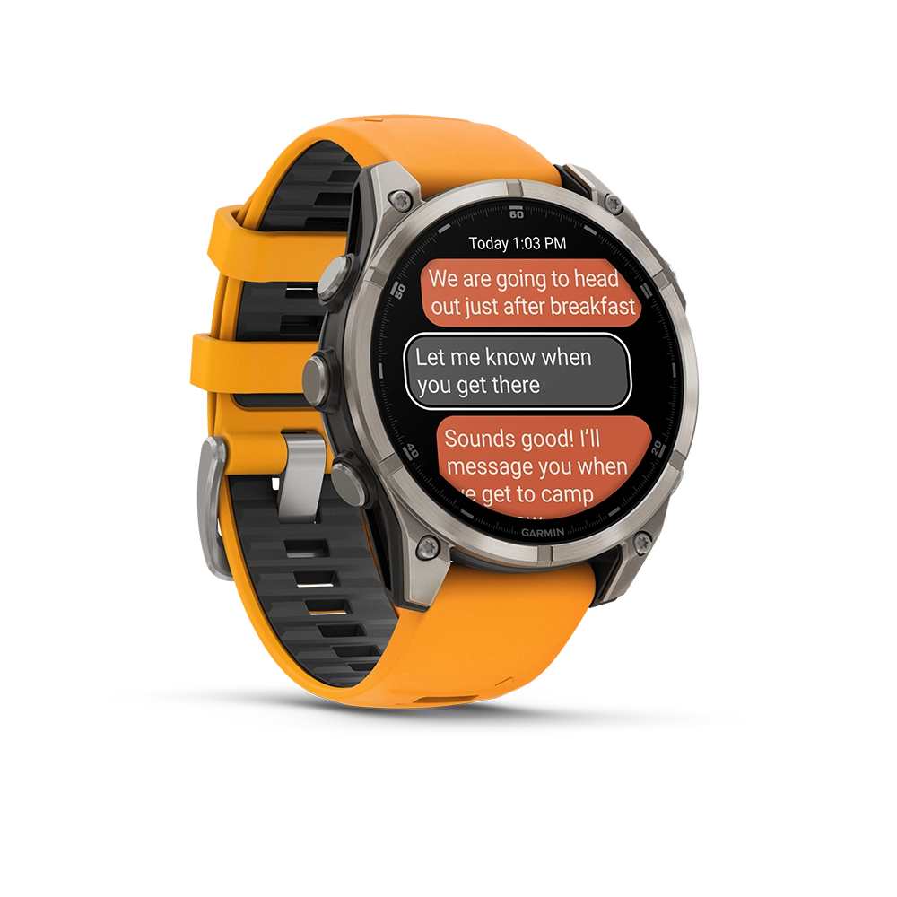 Garmin Fenix 8 AMOLED Sapphire 47mm; Tytanium; Spark Orange