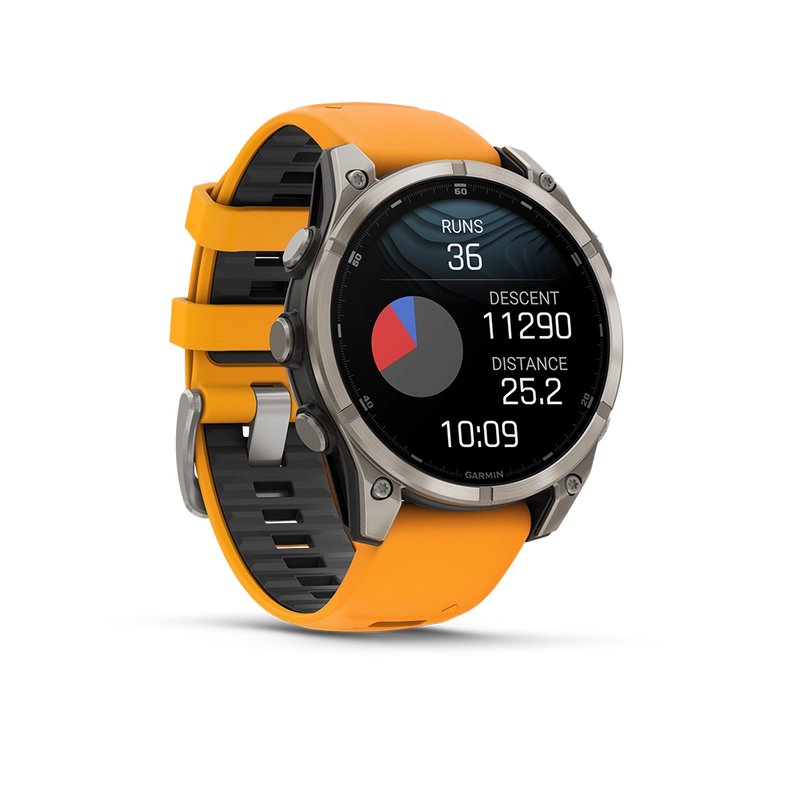 Garmin Fenix 8 AMOLED Sapphire 47mm; Tytanium; Spark Orange