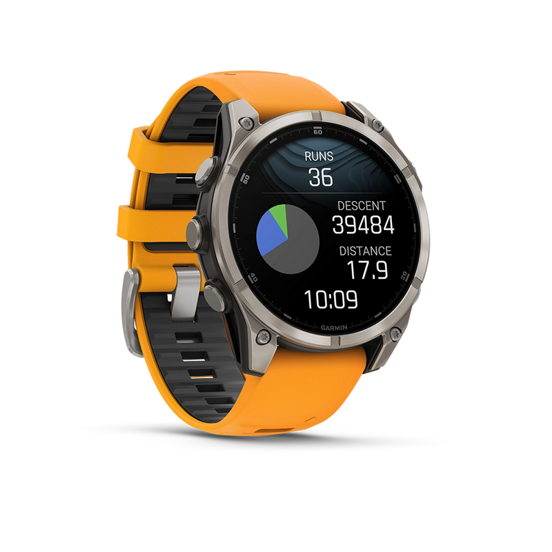 Garmin Fenix 8 AMOLED Sapphire 47mm; Tytanium; Spark Orange