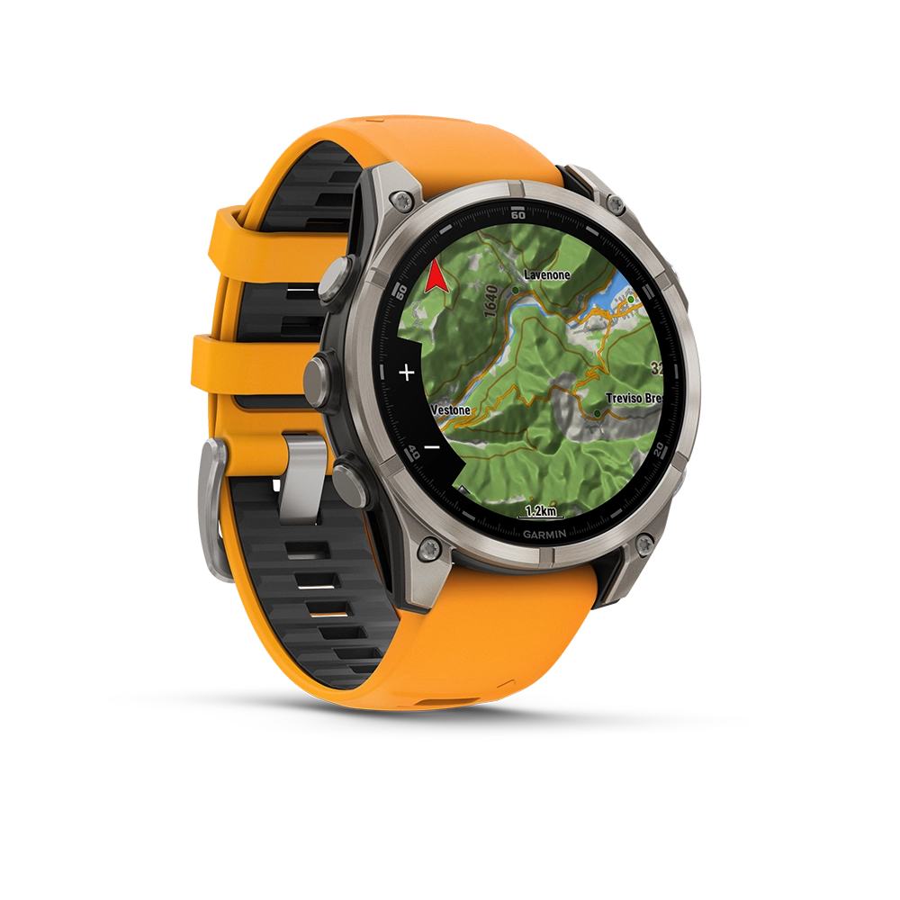 Garmin Fenix 8 AMOLED Sapphire 47mm; Tytanium; Spark Orange