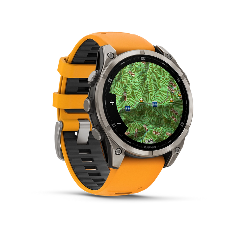 Garmin Fenix 8 AMOLED Sapphire 47mm; Tytanium; Spark Orange