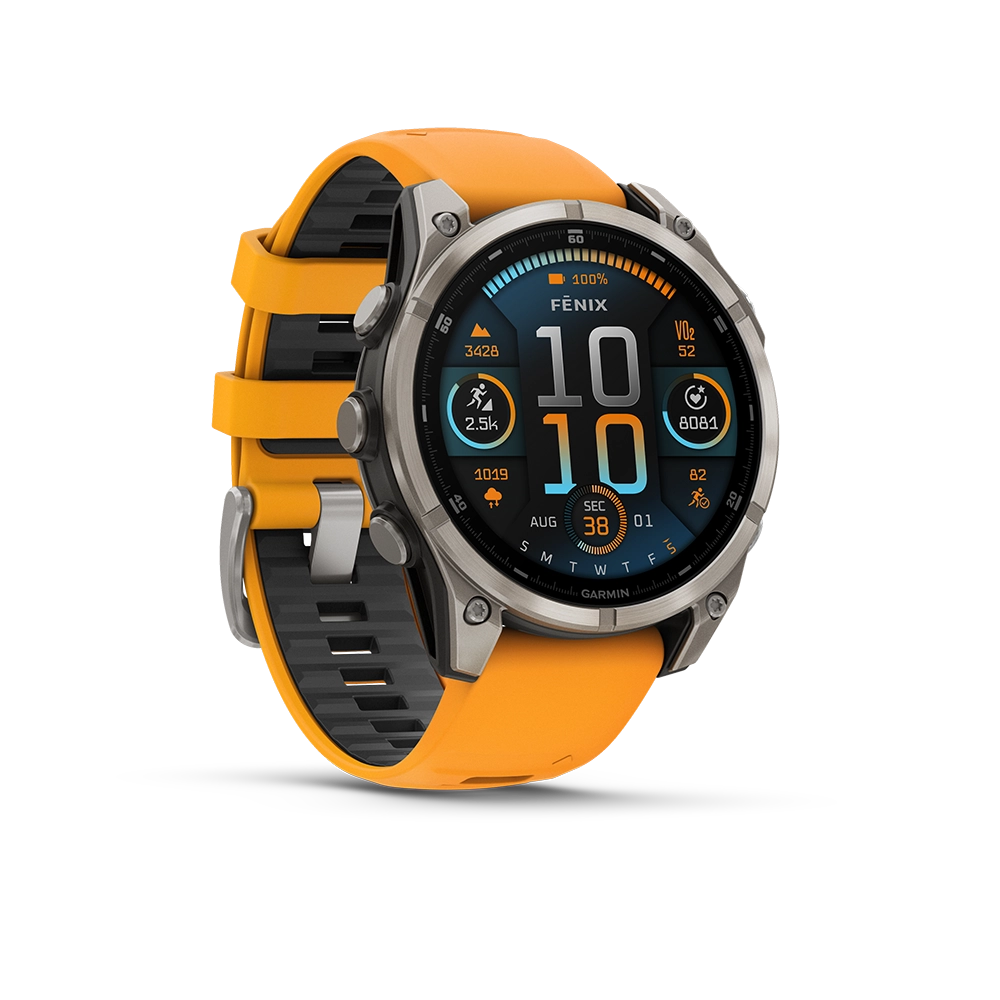 Garmin Fenix 8 AMOLED Sapphire 47mm; Tytanium; Spark Orange