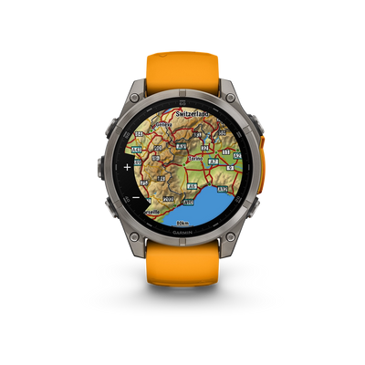 Garmin Fenix 8 AMOLED Sapphire 47mm; Tytanium; Spark Orange