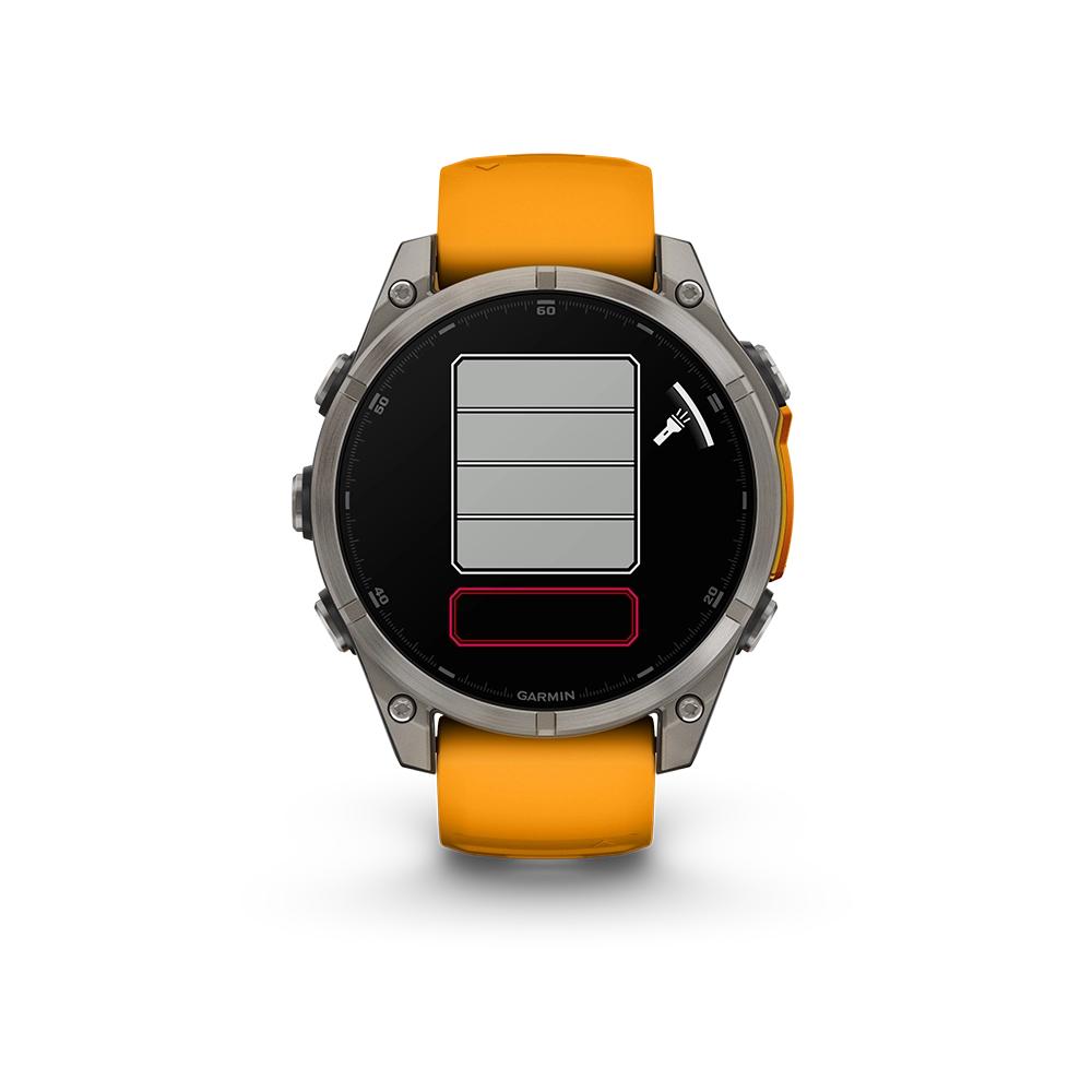 Garmin Fenix 8 AMOLED Sapphire 47mm; Tytanium; Spark Orange