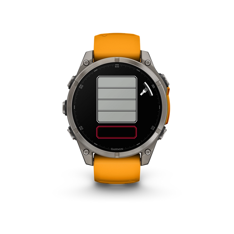 Garmin Fenix 8 AMOLED Sapphire 47mm; Tytanium; Spark Orange