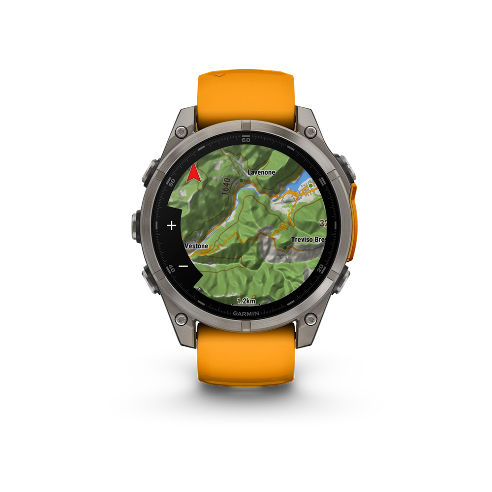 Garmin Fenix 8 AMOLED Sapphire 47mm; Tytanium; Spark Orange