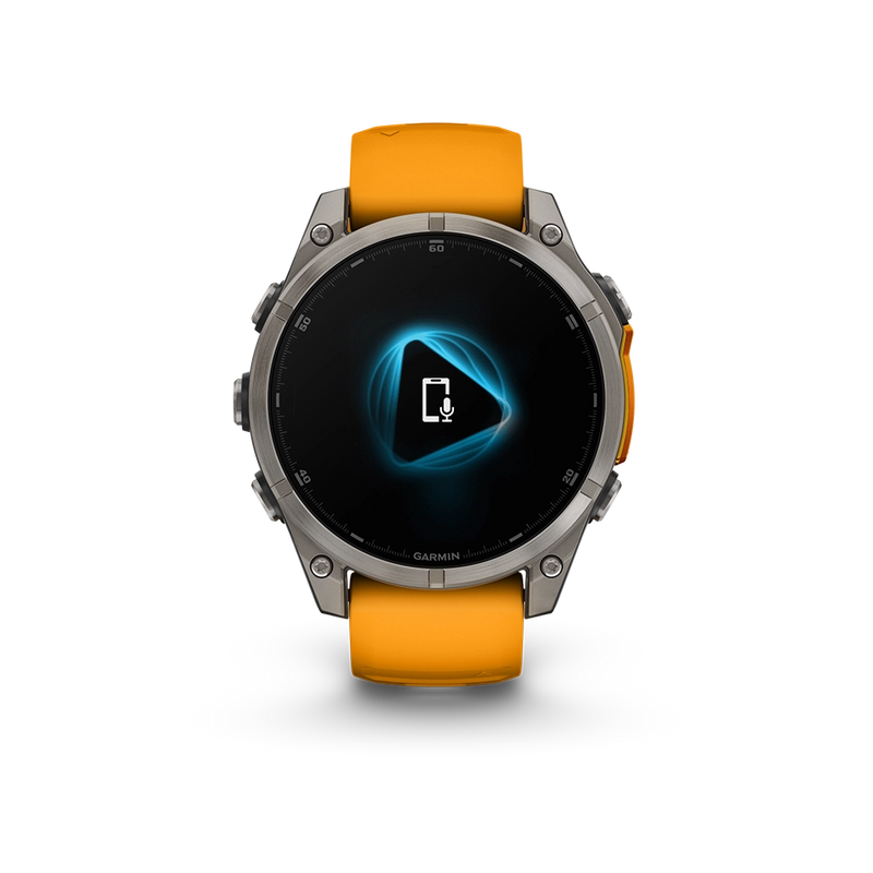 Garmin Fenix 8 AMOLED Sapphire 47mm; Tytanium; Spark Orange