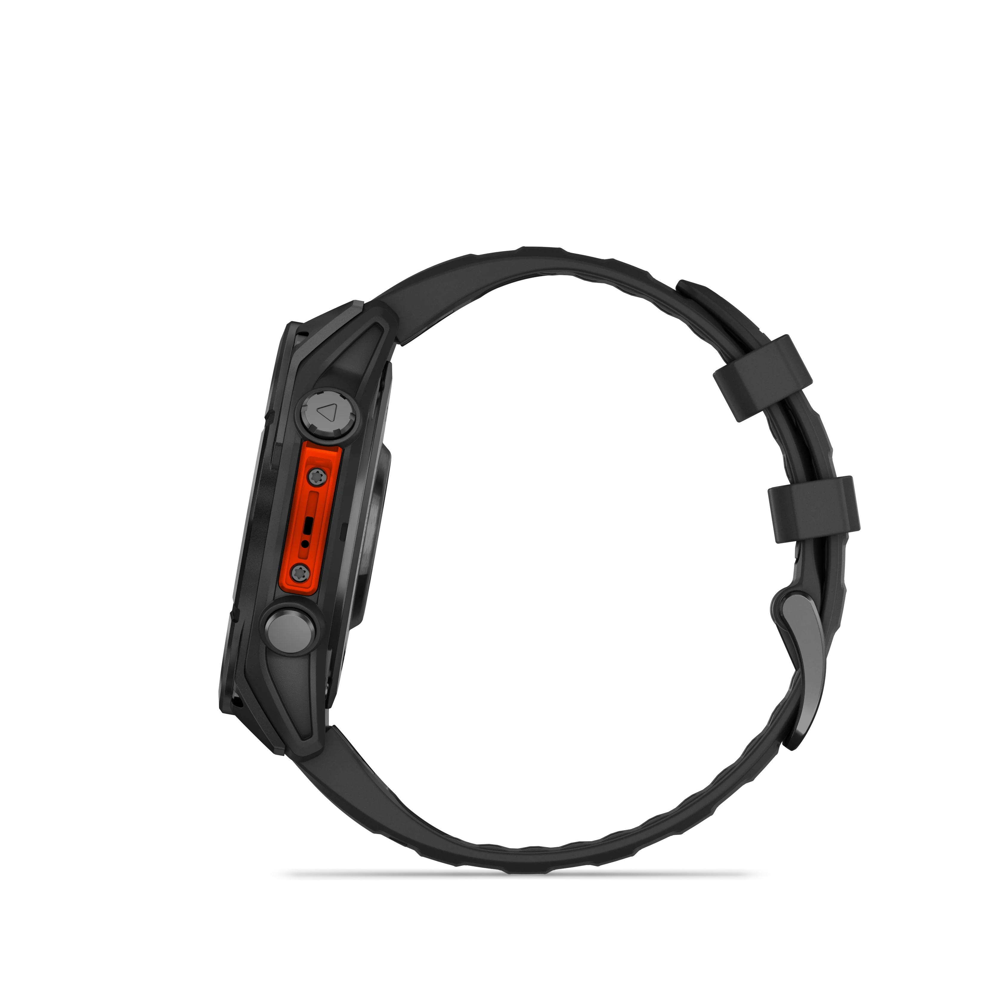 Garmin Fenix 8 AMOLED Standard Edition 47 mm Slate grey - czarny silikonowy pasek