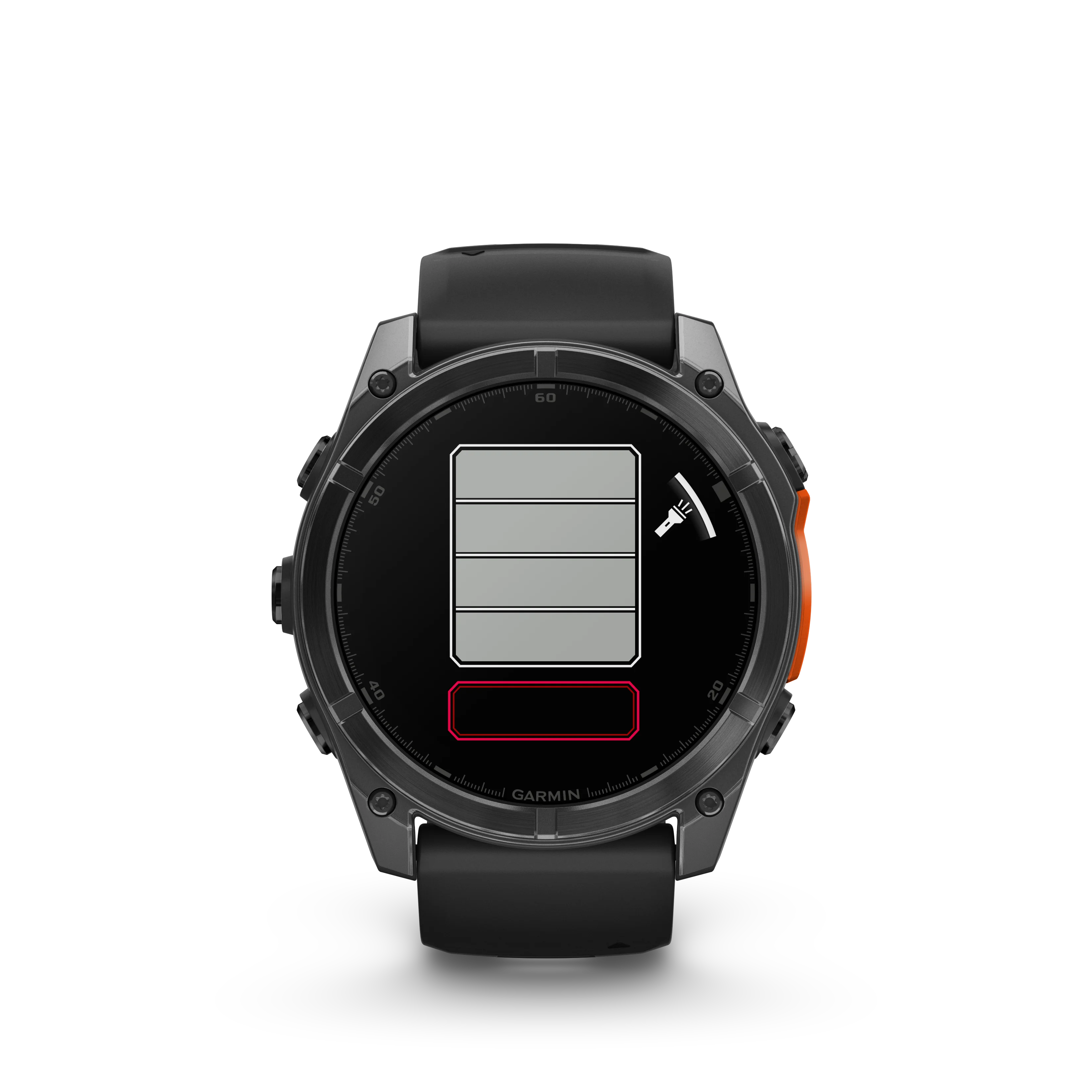 Garmin Fenix 8 AMOLED Standard Edition 51 mm - Slate grey, czarny silikonowy pasek