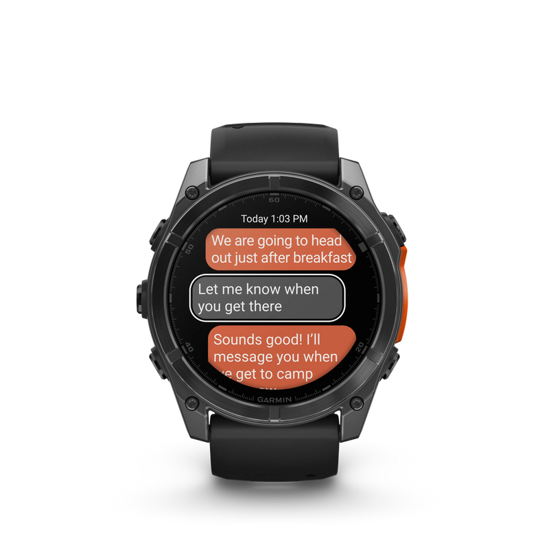 Garmin Fenix 8 AMOLED Standard Edition 51 mm - Slate grey, czarny silikonowy pasek