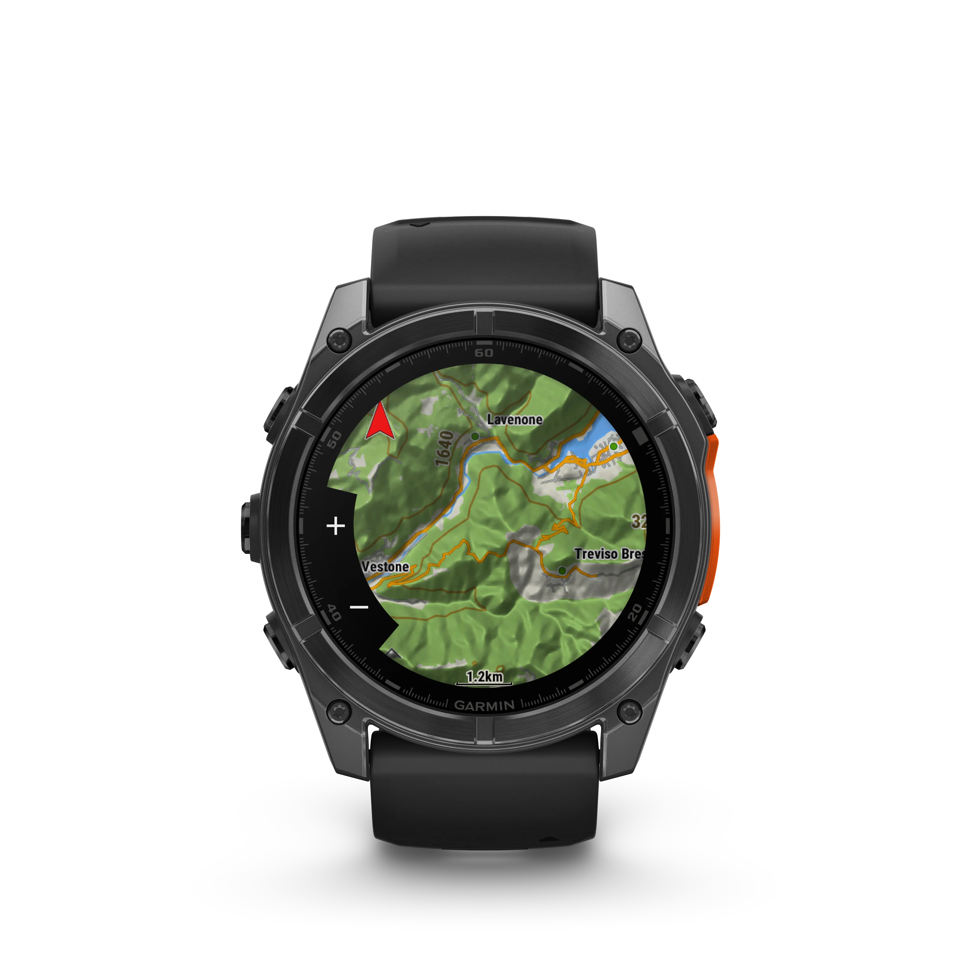 Garmin Fenix 8 AMOLED Standard Edition 51 mm - Slate grey, czarny silikonowy pasek