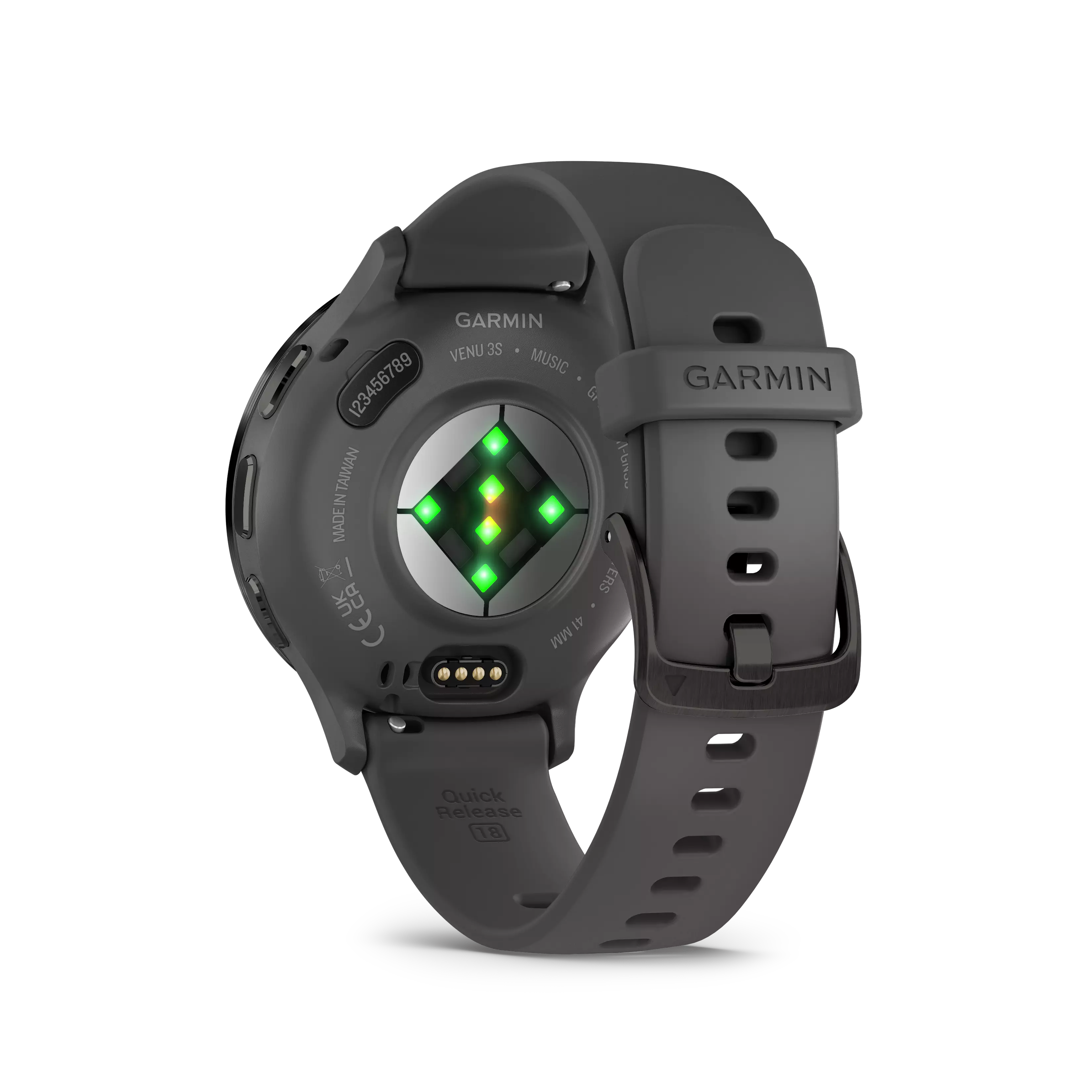 Garmin Venu® 3S (41 mm) zegarek sportowy damski z GPS - grafitowy