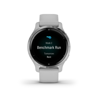 Smartwatch Garmin Venu® 2S zegarek wodoszczelny - różowo złoty