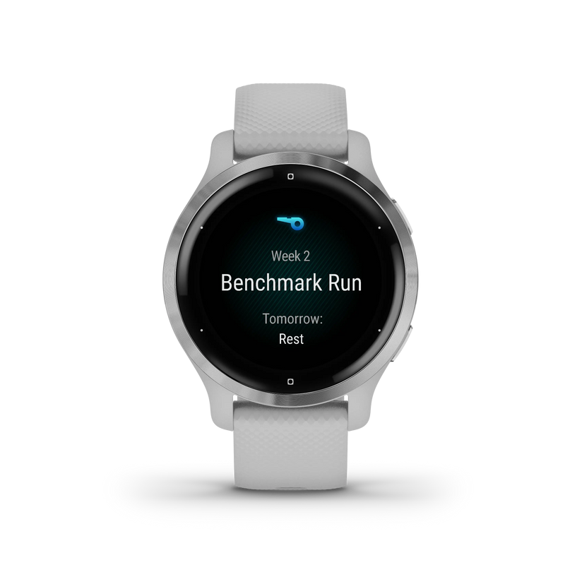 Smartwatch Garmin Venu® 2S zegarek wodoszczelny - różowo złoty