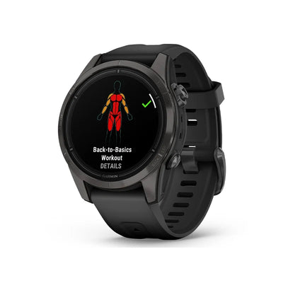 Zegarek Garmin Epix Pro (Gen. 2) Sapphire Edition 42 mm - szary