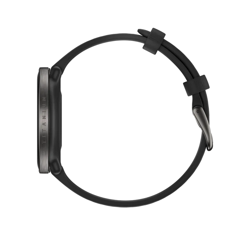 Polar Ignite 3 Titanium czarny silikonowy S-L smartwatch