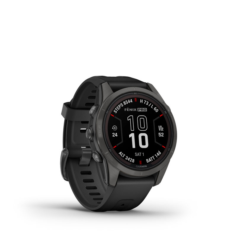 Garmin Fenix® 7S Pro Sapphire Solar - czarny