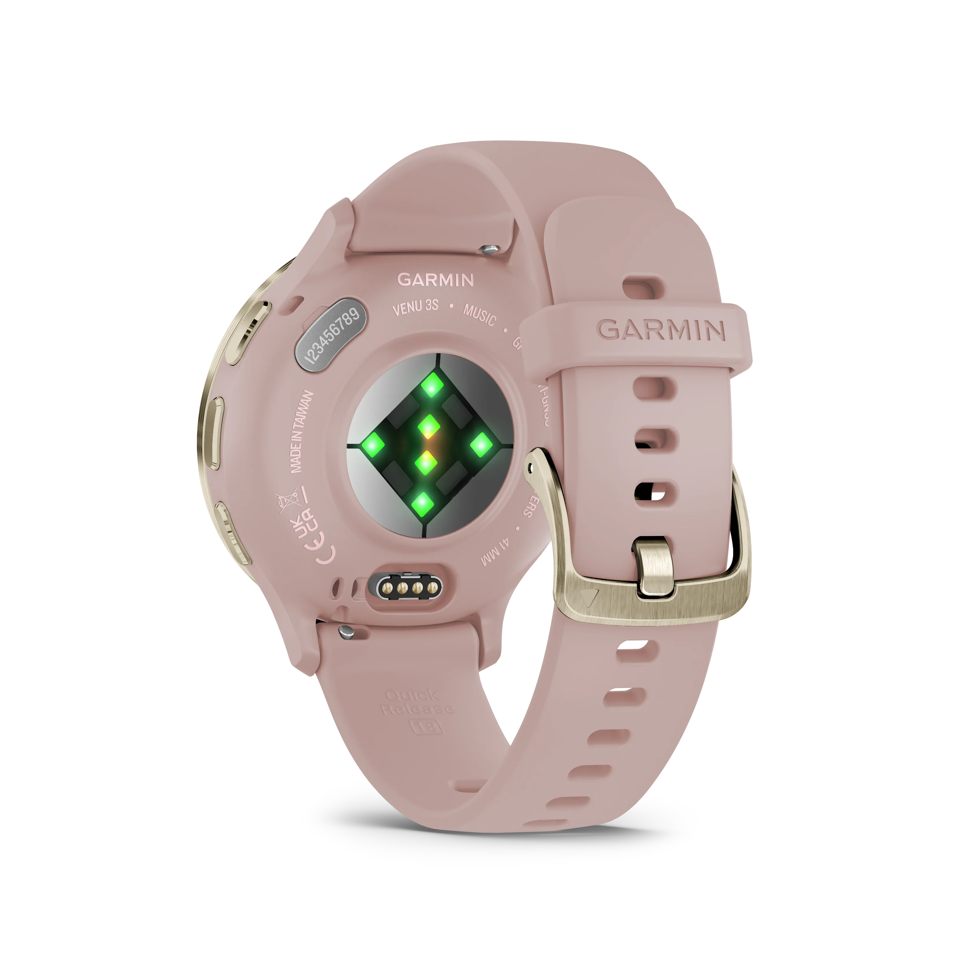 Garmin Venu® 3S (41 mm) zegarek sportowy damski z GPS - różowy