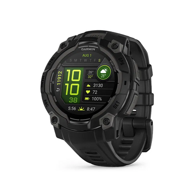 Garmin Instinct 3 – 45 mm, AMOLED  Czarny z czarnym paskiem