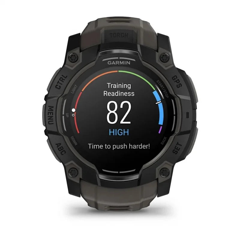 Garmin Instinct 3 – 50 mm, AMOLED  Czarny z paskiem w kolorze Charcoal