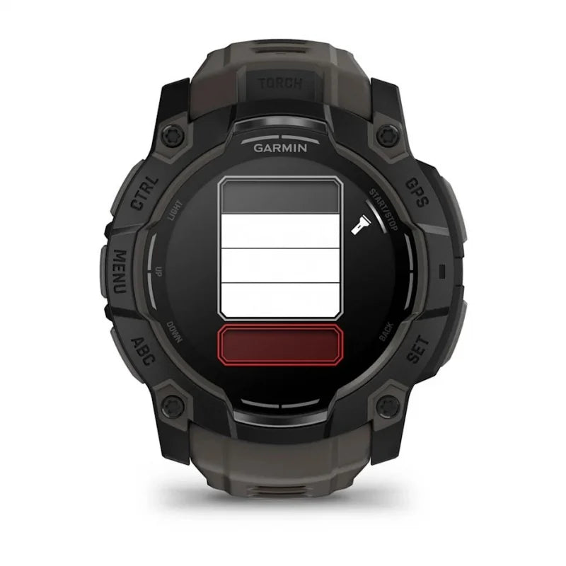 Garmin Instinct 3 – 50 mm, AMOLED  Czarny z paskiem w kolorze Charcoal