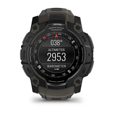 Garmin Instinct 3 – 50 mm, AMOLED  Czarny z paskiem w kolorze Charcoal