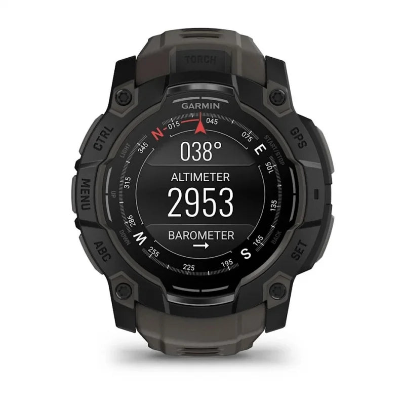 Garmin Instinct 3 – 50 mm, AMOLED  Czarny z paskiem w kolorze Charcoal