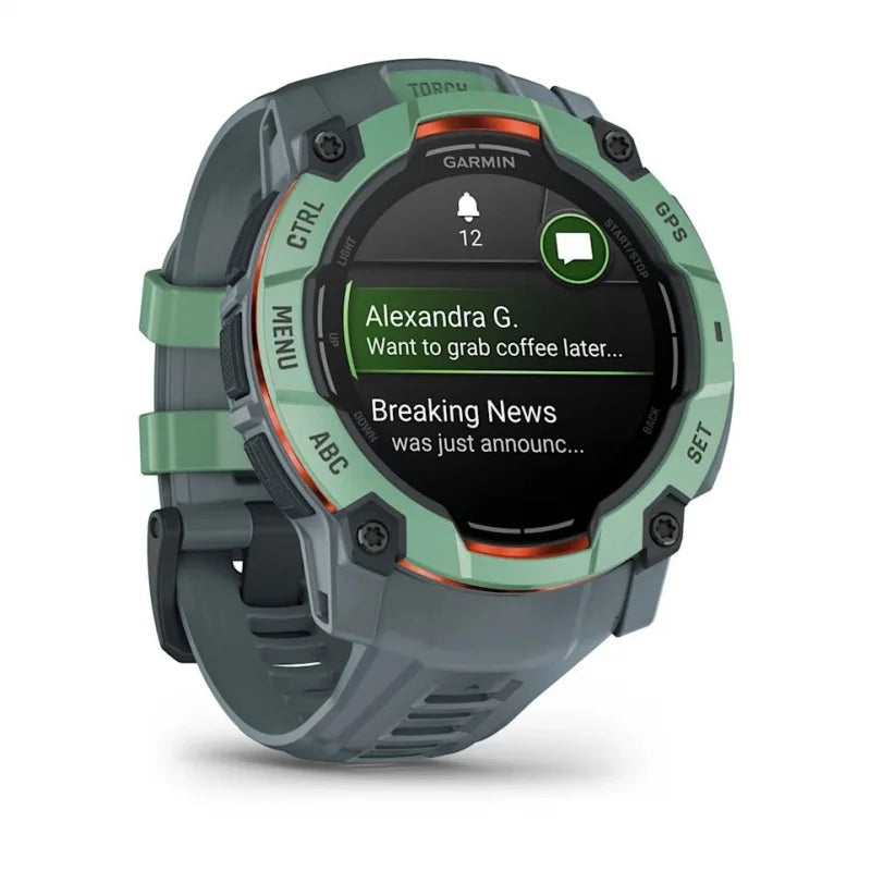 Garmin Instinct 3 – 50 mm, AMOLED  Neotropic z paskiem w kolorze Twilight