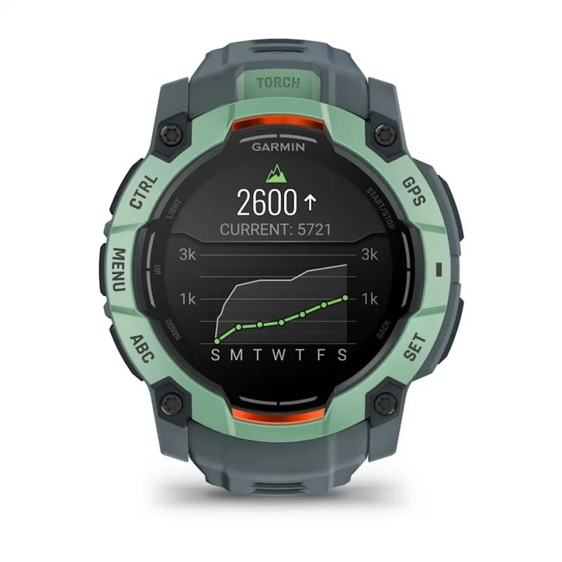 Garmin Instinct 3 – 50 mm, AMOLED  Neotropic z paskiem w kolorze Twilight