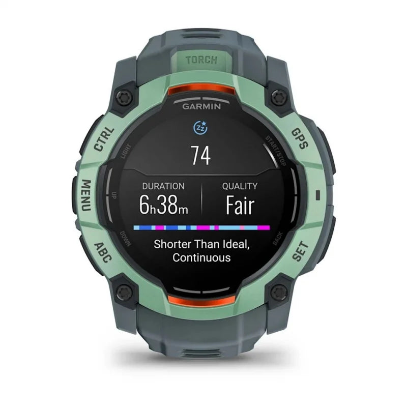 Garmin Instinct 3 – 50 mm, AMOLED  Neotropic z paskiem w kolorze Twilight