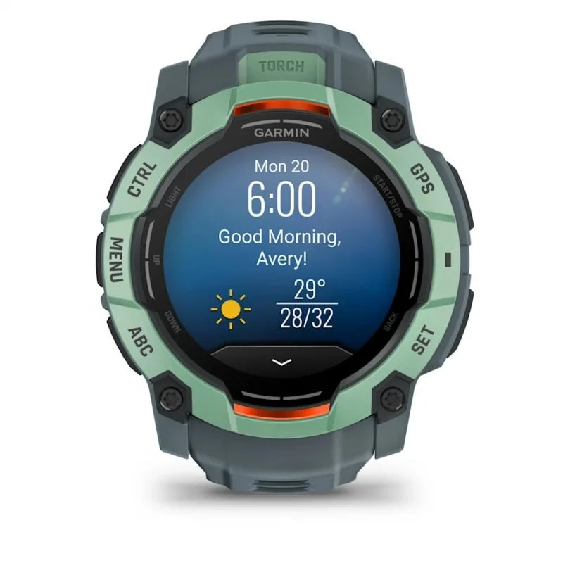 Garmin Instinct 3 – 50 mm, AMOLED  Neotropic z paskiem w kolorze Twilight