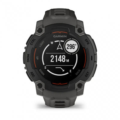 Garmin Instinct E – 45 mm  Czarny z paskiem w kolorze Charcoal