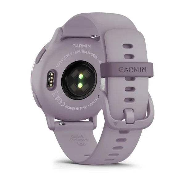 Garmin Vivoactive® 5 sportowy zegarek do triathlonu z czujnikiem tętna - orchideowy