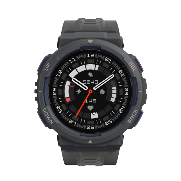 Amazfit Active Edge Midnight Pulse szary Smartwatch