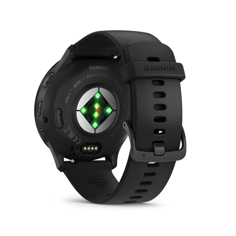 Garmin Venu 3 (45 mm) zegarek sportowy GPS - grafitowy